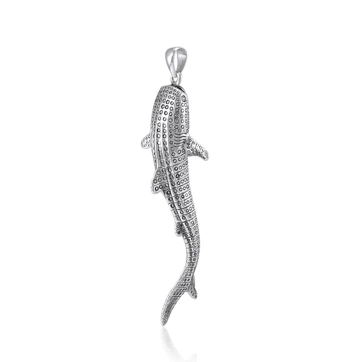 Large Whale Shark Silver Pendant TPD5199