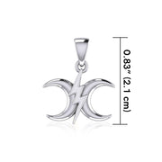 The Power Moon Silver Pendant TPD5257
