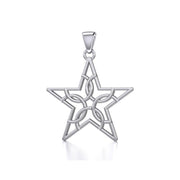 The Fifth Circle with Star Silver Pendant TPD5264