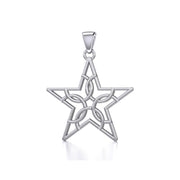 The Fifth Circle with Star Silver Pendant TPD5264 - Peter Stone Wholesale