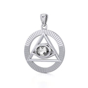 Eye of The Pyramid Silver Pendant TPD5297