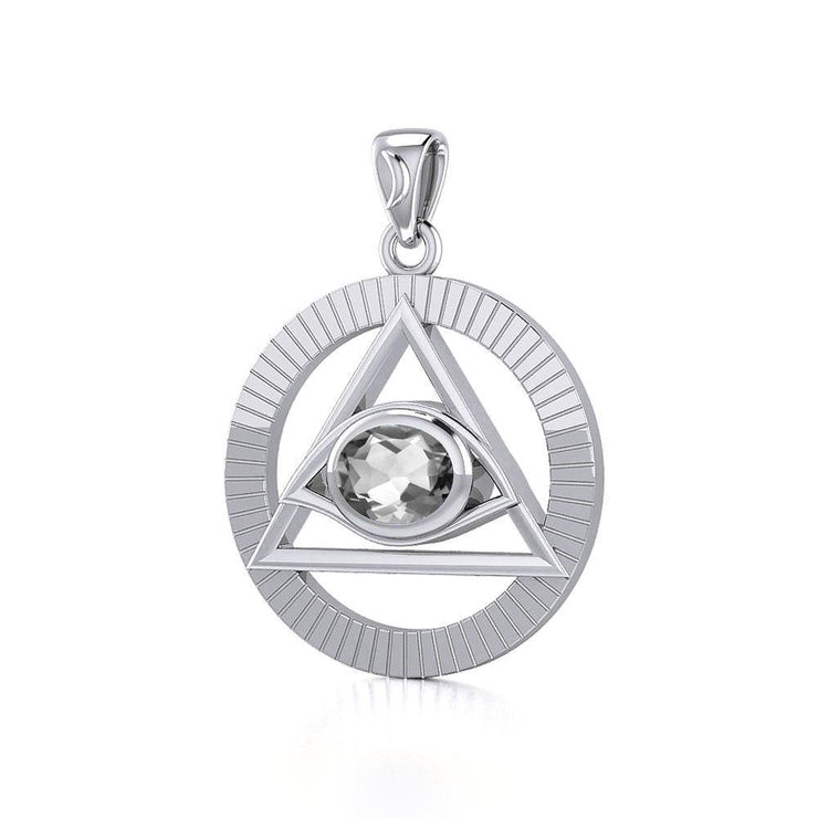 Eye of The Pyramid Silver Pendant TPD5297