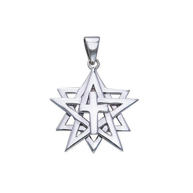 Cross Star Of David Pendant TPD530