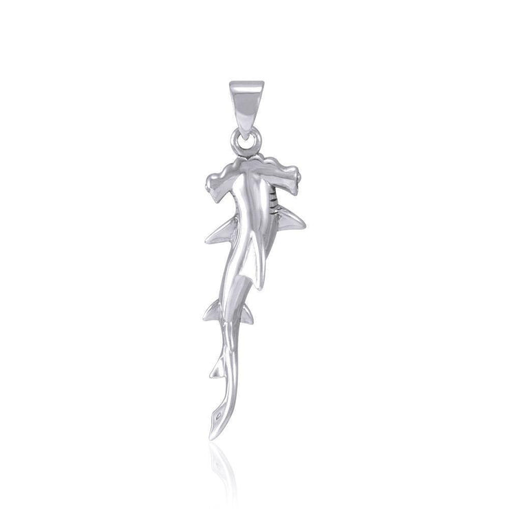 Hammerhead Shark Silver Pendant TPD5314