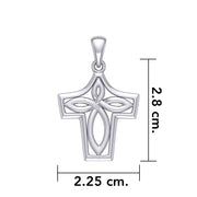 Celtic Knotwork Silver Pendant TPD5366