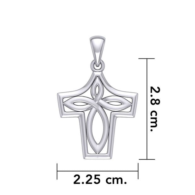 Celtic Knotwork Silver Pendant TPD5366