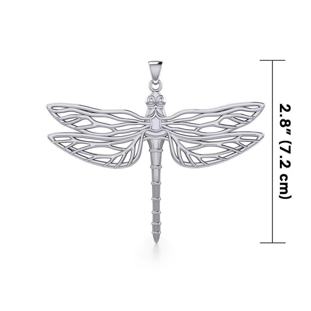 Break Away with the Dragonfly Silver Pendant TPD5383