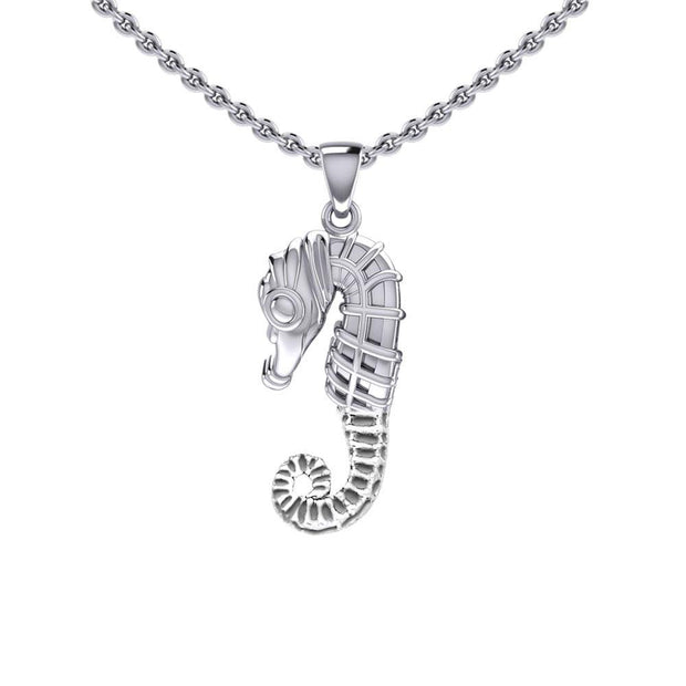 Small Seahorse Silver Pendant TPD5403