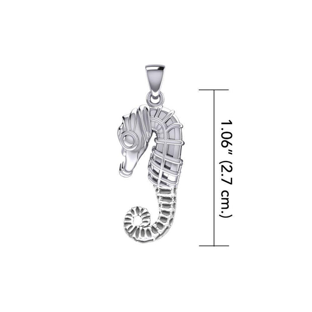 Small Seahorse Silver Pendant TPD5403