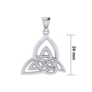 Celtic Knotwork Silver Pendant TPD5478