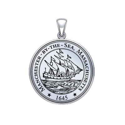 Manchester By The Sea Sterling Silver Pendant Medium Version TPD5525