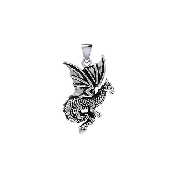 Flying Dragon Silver Pendant TPD5605