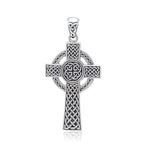 Sterling Silver Celtic Cross Pendant TPD5608