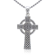 Sterling Silver Celtic Cross Pendant TPD5608