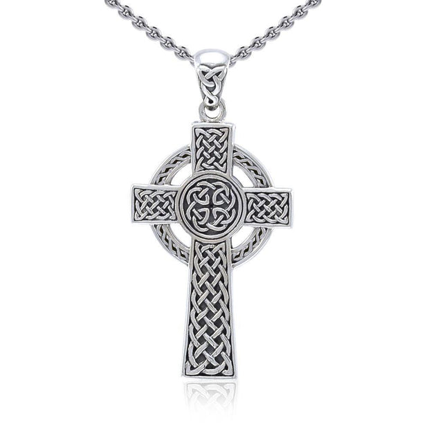 Sterling Silver Celtic Cross Pendant TPD5608