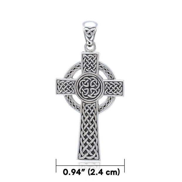 Sterling Silver Celtic Cross Pendant TPD5608