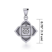 Muladhara Root Chakra Sterling Silver Pendant TPD5625