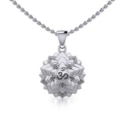 Sahasrara Crown Chakra Sterling Silver Pendant TPD5629