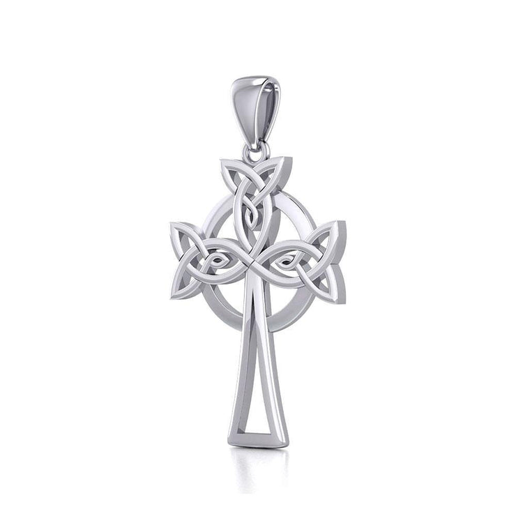Sterling Silver Celtic Cross Pendant TPD5638