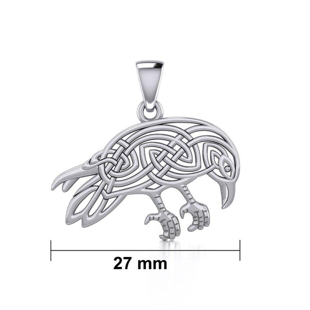 Mythical Raven Silver Jewelry Pendant TPD5715