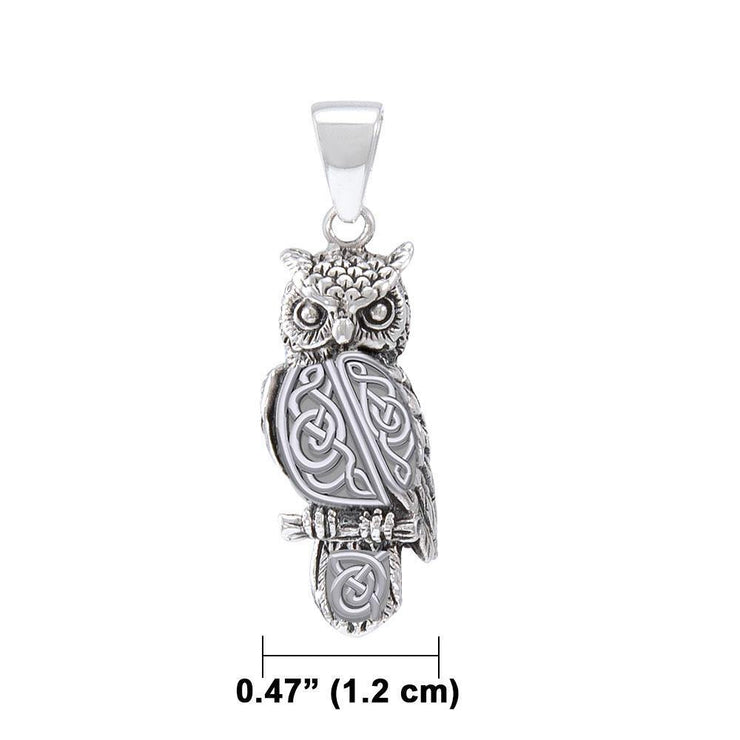Celtic Horned Owl Pendant TPD5722