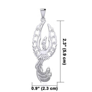 Mythical Phoenix Silver Pendant TPD5723
