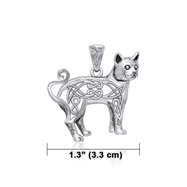 Celtic Cat Pendant TPD5737