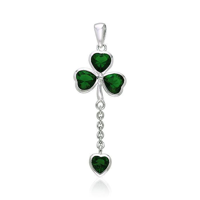 Celtic Shamrock Silver Pendant TPD580