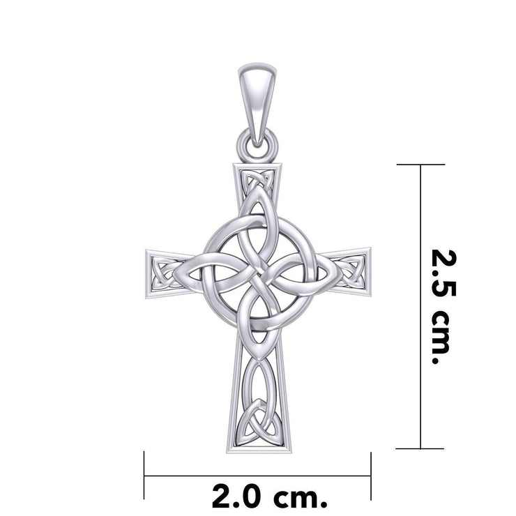 The Celtic Four Point Knot Cross Pendant TPD5877