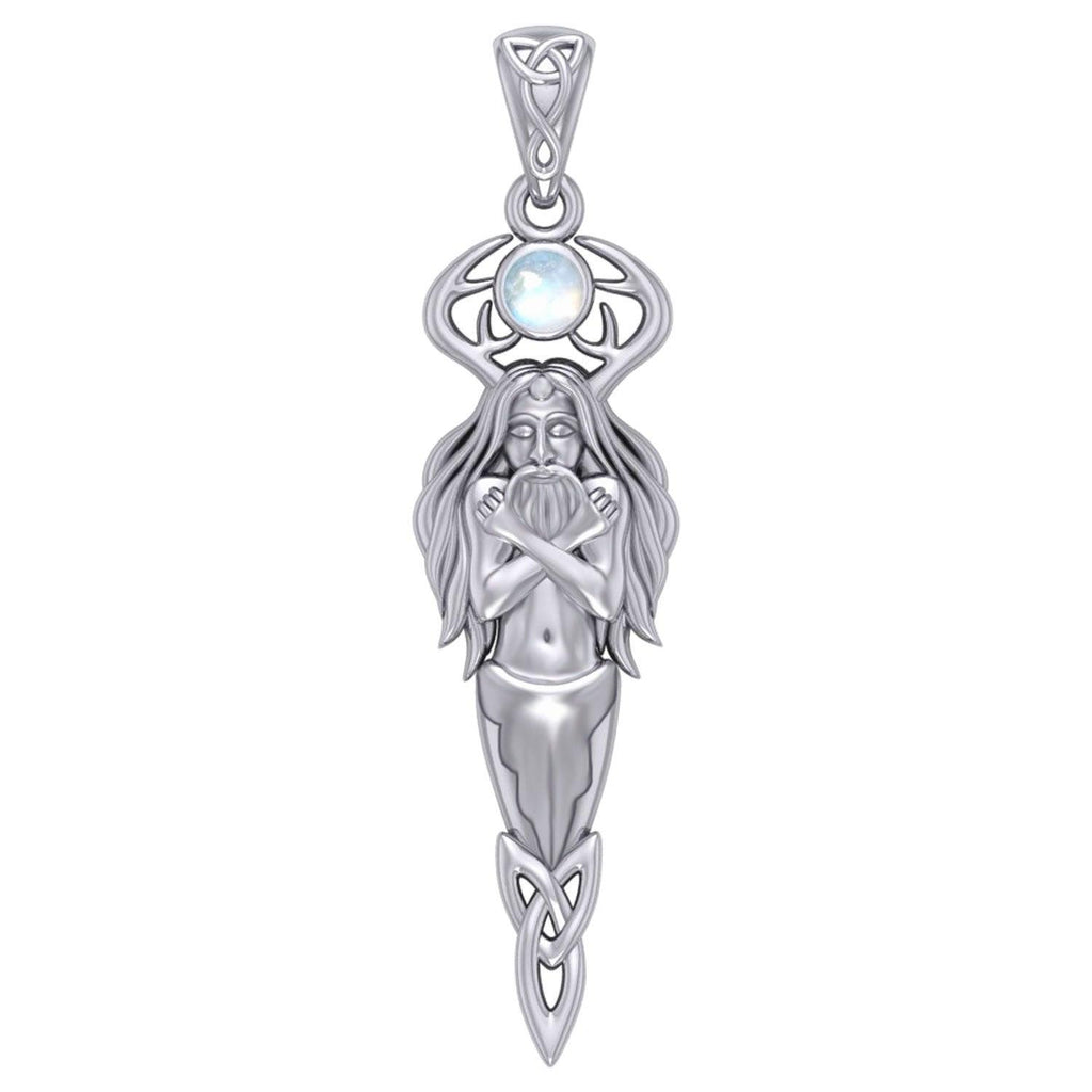 God Cernunnos Silver pendant with Gem TPD5888 Jewerly