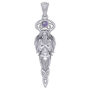 God Cernunnos Silver pendant with Gem TPD5888