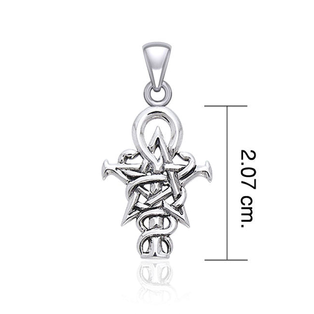 Penkhaduce Wizardry symbol Silver Pendant by Oberon Zell TPD5915