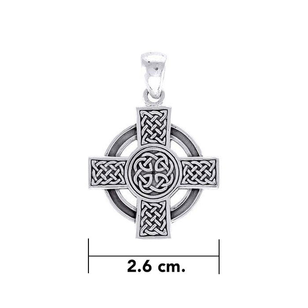 Celtic Cross Silver Pendant TPD6018