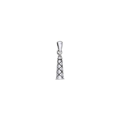 Corduan Lighthouse Sterling Silver Pendant TPD611