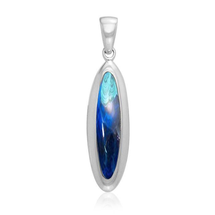 Oval Cabochon Silver Pendant TPD719