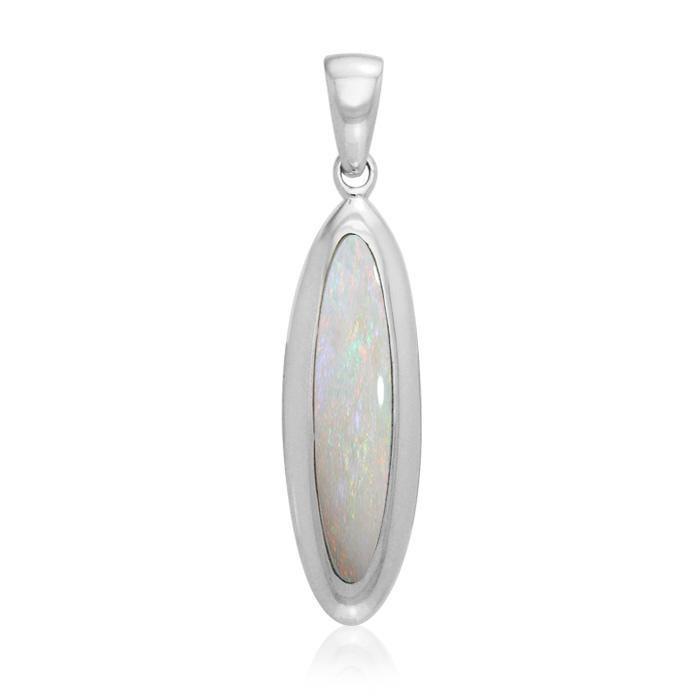 Oval Cabochon Silver Pendant TPD719