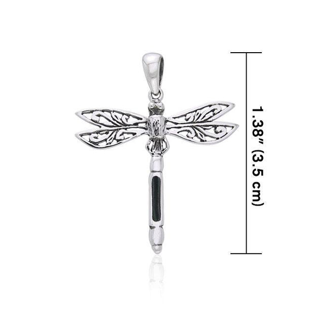 Dragonfly Sterling Silver Pendant TPD735
