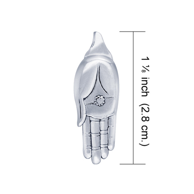 Downward Buddha's Hand Pendant TPD787