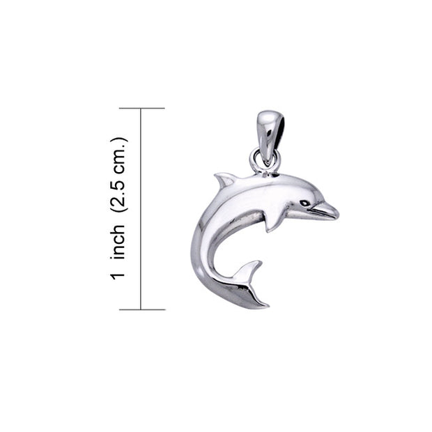 Dolphin Silver Pendant TPD831