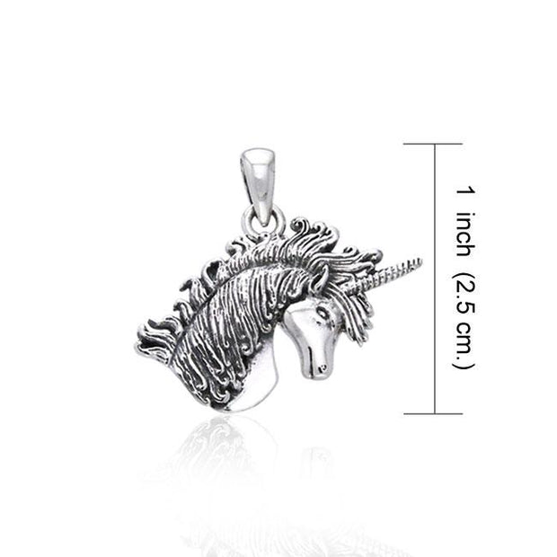 Silver Unicorn Pendant TPD959