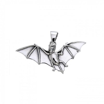 Silver Bat Pendant TPD978