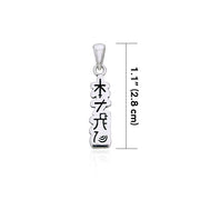 Reiki Symbol Silver Pendant TPD996