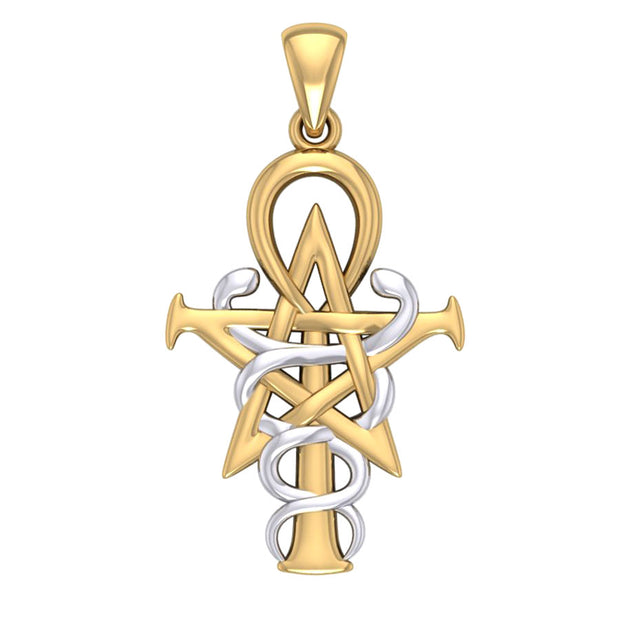 Oberon Zell Penkhaduce Wizardry Symbol Silver and Gold Accents Pendant TPV3209