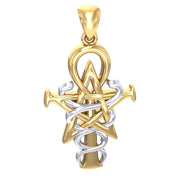 Oberon Zell Penkhaduce Wizardry Symbol Silver and Gold Accents Pendant TPV3209