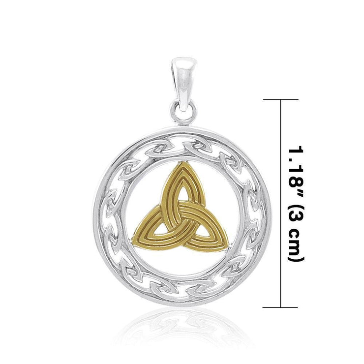 Celtic Trinity Knotwork Pendant TPV3388