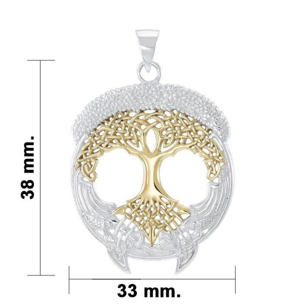 Live Beautifully with the Tree of Life ~ Sterling Silver Jewelry Pendant TPV3472