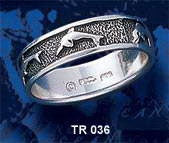 Silver Dolphin Ring TR036