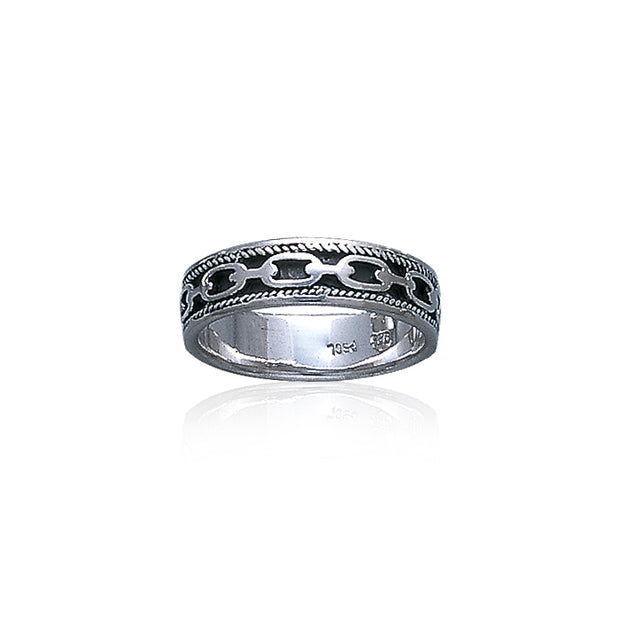 Celtic Knotwork Silver Ring TR086