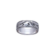 Kokopelli Silver Ring TR112