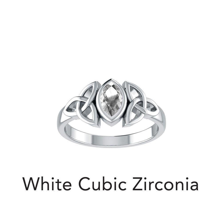 A Beautiful Tribute ~ Celtic Triskele Silver Ring TR114 Ring